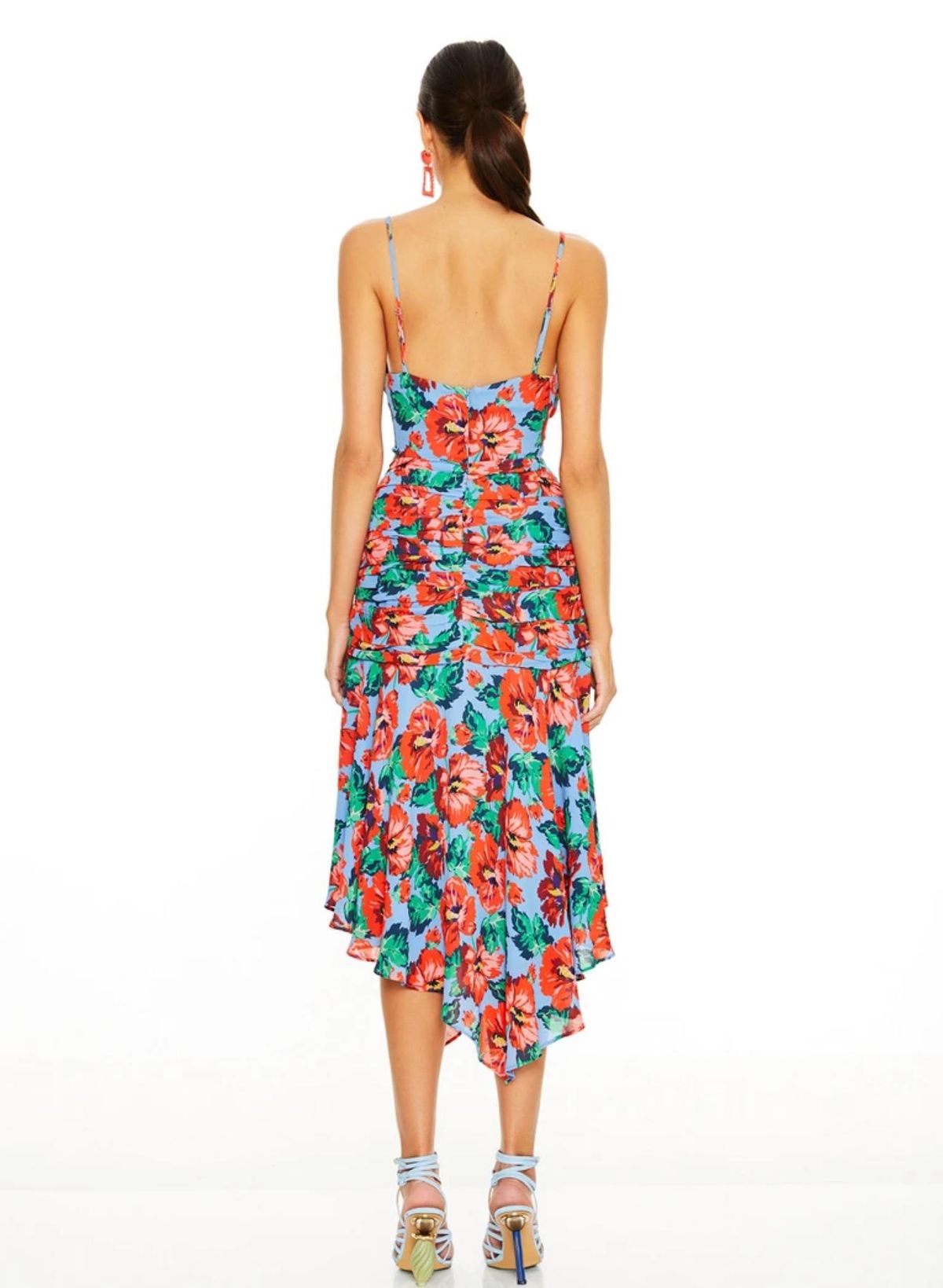 Talulah Luscious MIDI Dress — Red Print  - Image 2