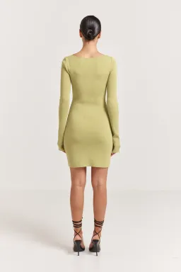 Henne Baronia Mini Dress Green Size 10 for rent on The Volte - image 3