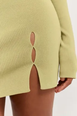 Henne Baronia Mini Dress Green Size 10 for rent on The Volte - image 4