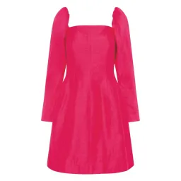 Aje Baret Sleeved Mini Dress Hot Pink Size 14 for rent on The Volte - image 6