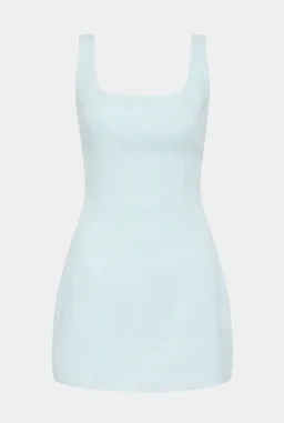 Sir The Label Iris Tie Mini Dress Light Blue Size 1 / AU 8 for rent on The Volte - image 4