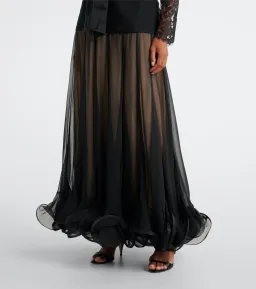 Zimmermann Illustration Flounce Gown Black Size 0 / AU 8 for rent on The Volte - image 5