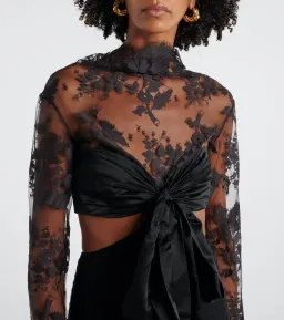 Zimmermann Illustration Flounce Gown Black Size 0 / AU 8 for rent on The Volte - image 3