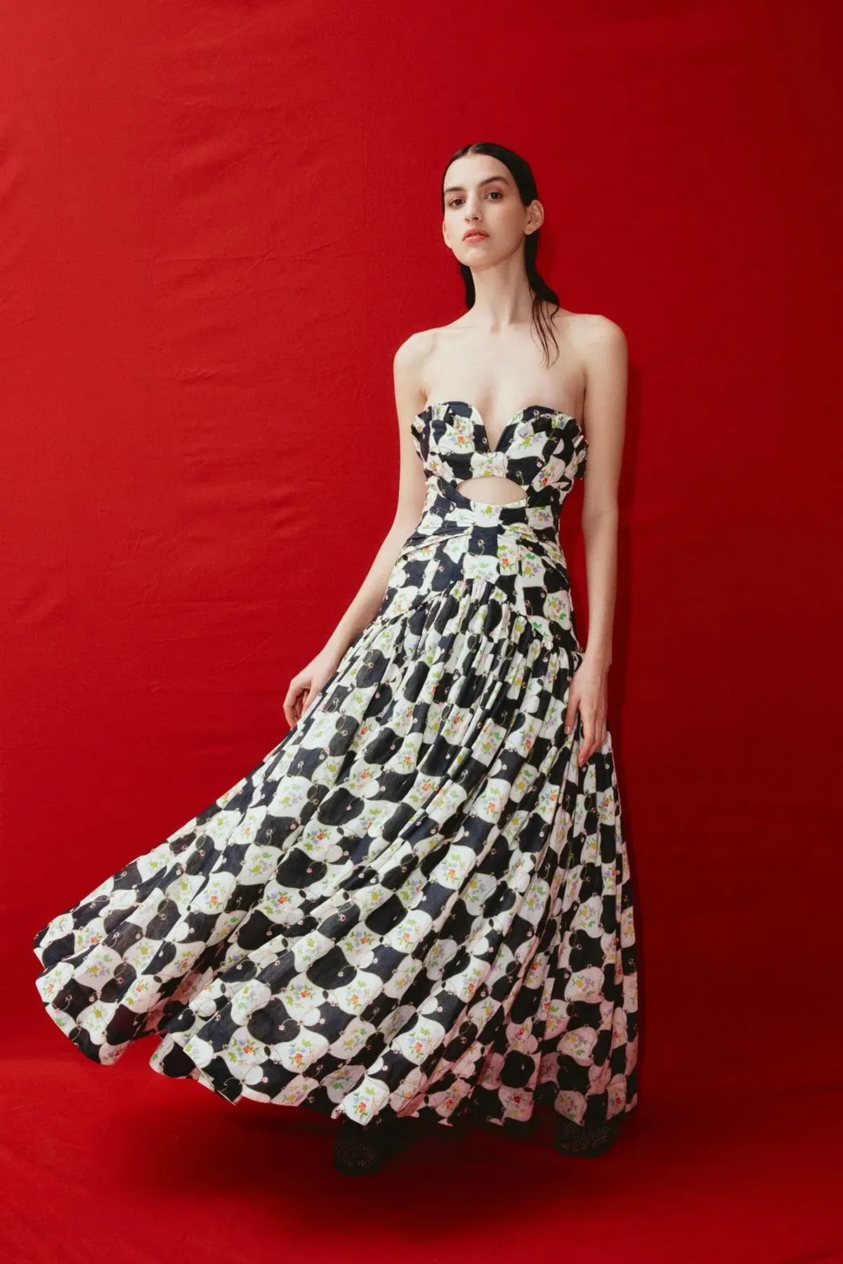 Alemais Venus Gown Print Size 6 - Image 2