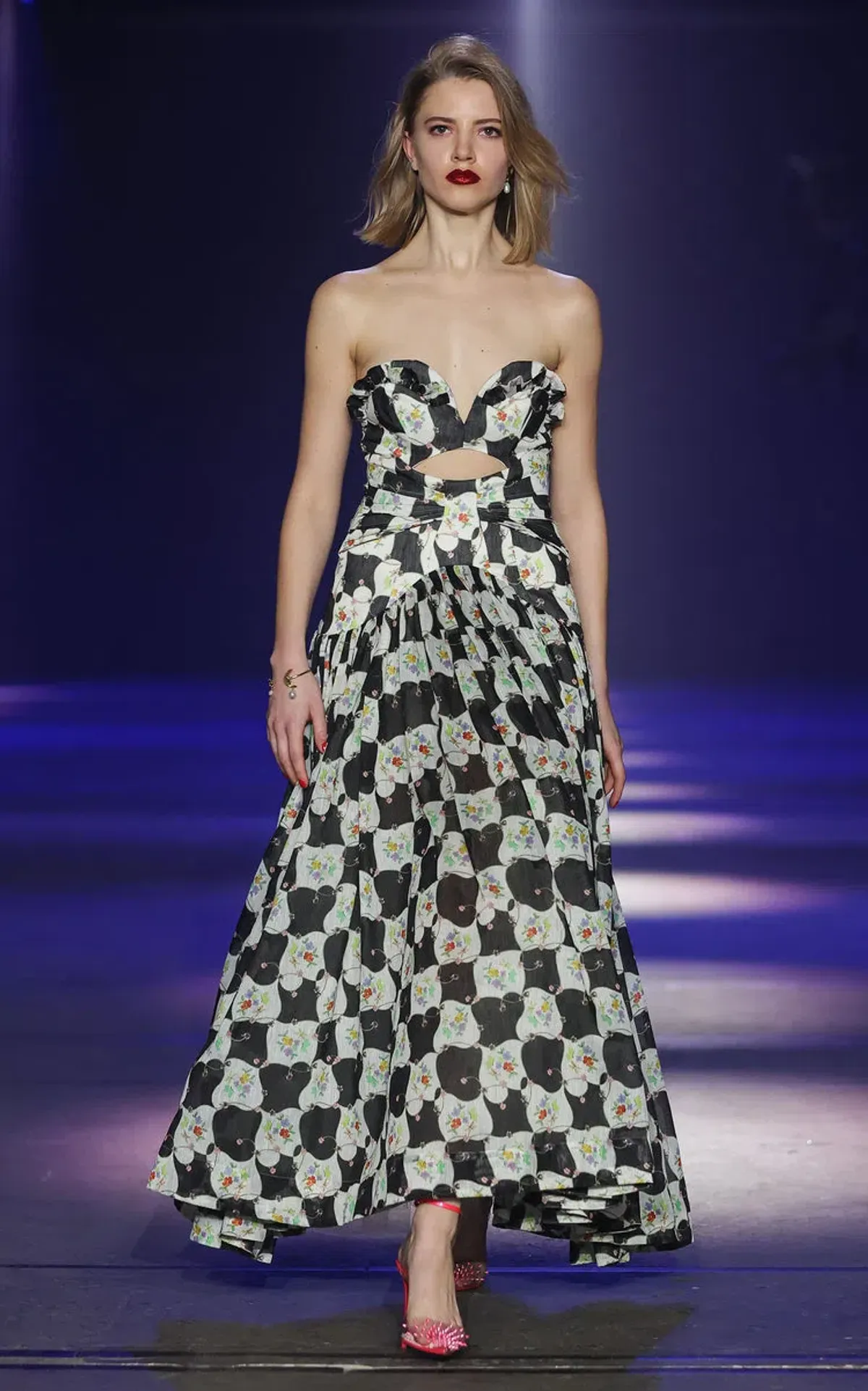 Alemais Venus Gown Print Size 6 - Image 1