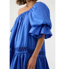 Aje Inspiration Mini Dress in Blue Size AU 14 for rent on The Volte - image 2