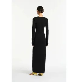 Sir the Label Kinetic Beaded Long Sleeve Maxi Dress Black Size AU 8 for rent on The Volte - image 3