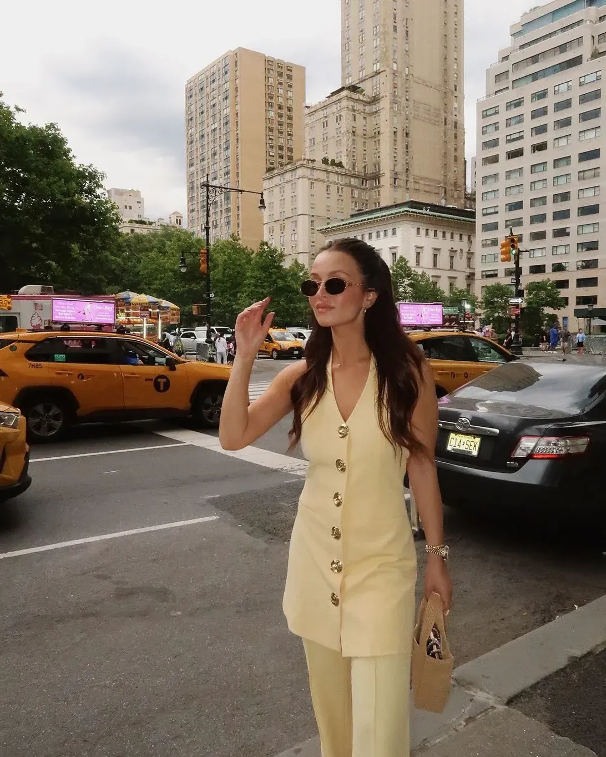 The Wolf Gang Irida Vest Dress Butter Size AU 10  - Image 4