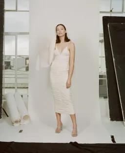 Paris Georgia Freddie Dress White Size 6 for rent on The Volte - image 1