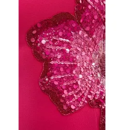 Rebecca Vallance Layana Midi Dress in Raspberry Size AU 10 for rent on The Volte - image 4