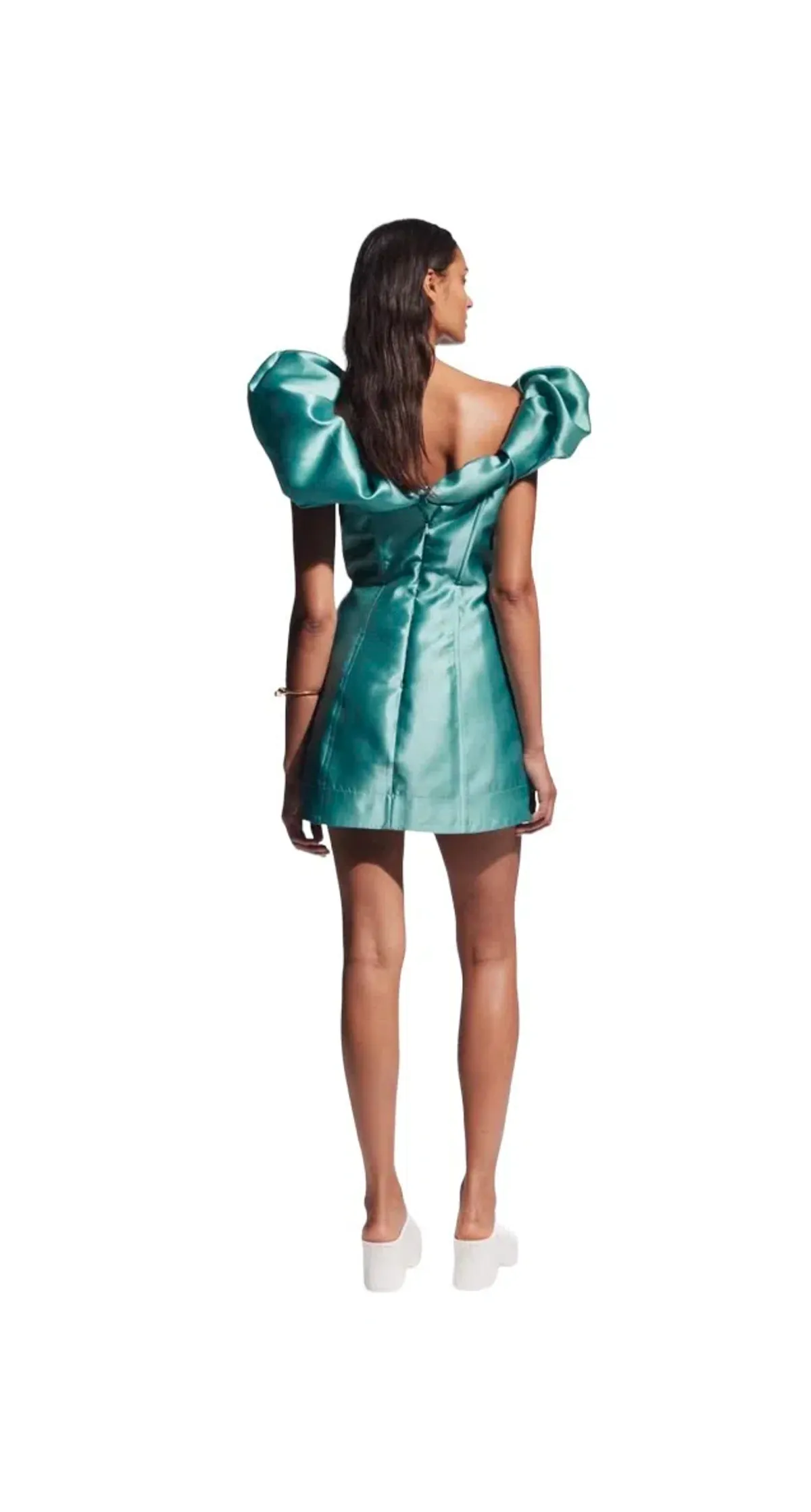 Alemais Regent Jade Mini Dress Size AU 10 - Image 2