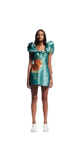 Alemais Regent Jade Mini Dress Size AU 10 for rent on The Volte - image 1