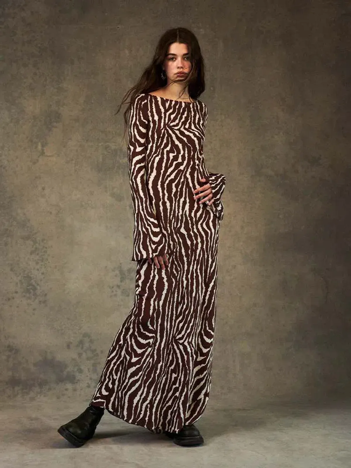 Realisation Par The Gia Maxi Dress Animal Print Size 10 - Image 1