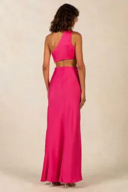 Misha Kristin Gown Hot Pink Size 8 for rent on The Volte - image 2