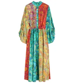 Alemais Ceto Spliced Shirtdress Multi Size 10  for rent on The Volte - image 2