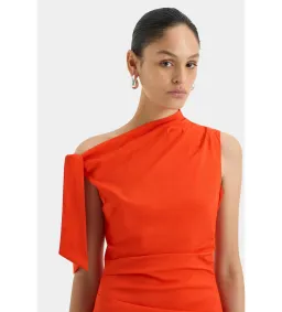 Sir The Label Dahlia Mini Dress in Tangerine Size 0/Au 6 for rent on The Volte - image 3