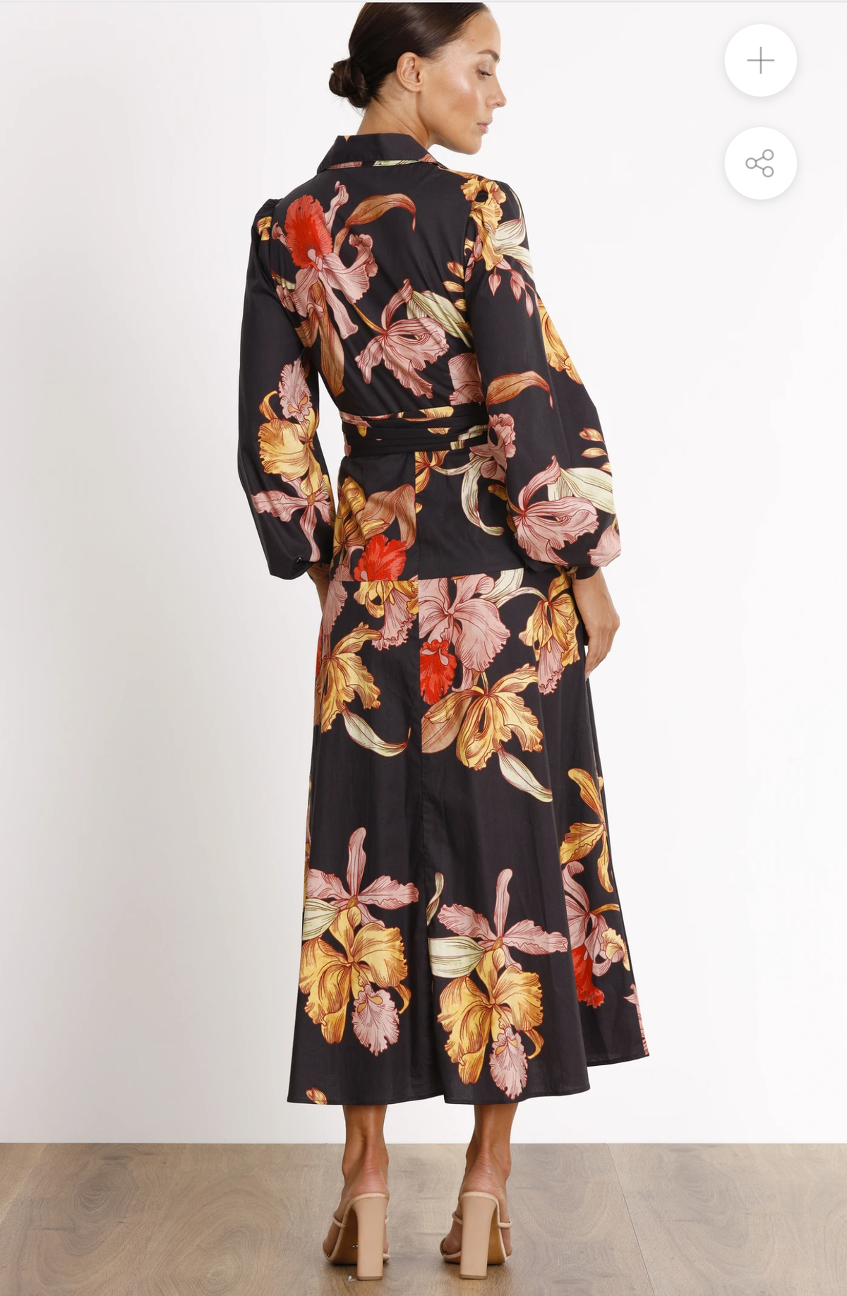 Pasduchas Calyx Shirt Midi Floral Size 8 - Image 1