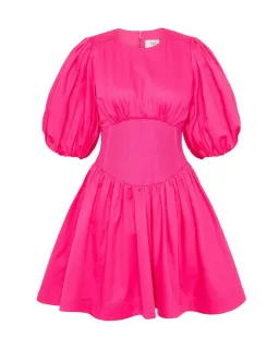 Aje Billie Corded Mini Dress Pink Size 10 for rent on The Volte - image 4