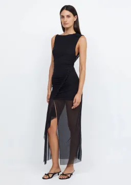 Bec & Bridge Julien Asym Maxi Dress Black Size 10 for rent on The Volte - image 1
