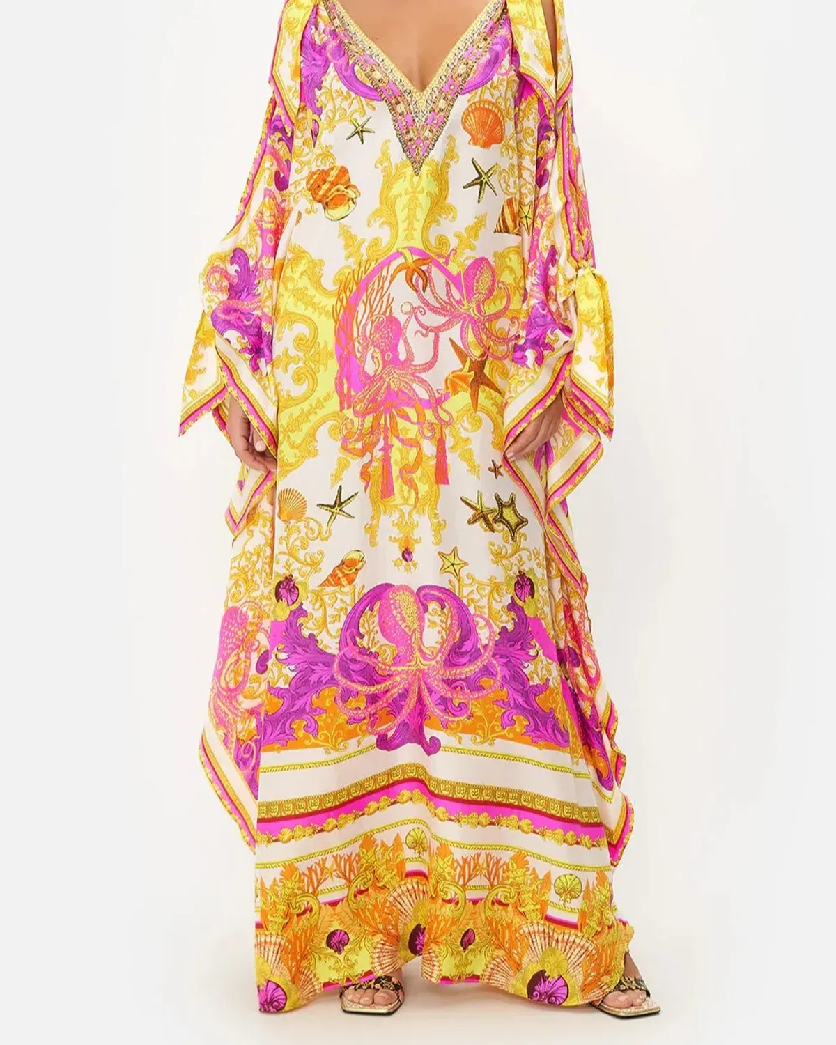 Camilla Squid Squad Scarf Tie Kaftan One Size - Image 5