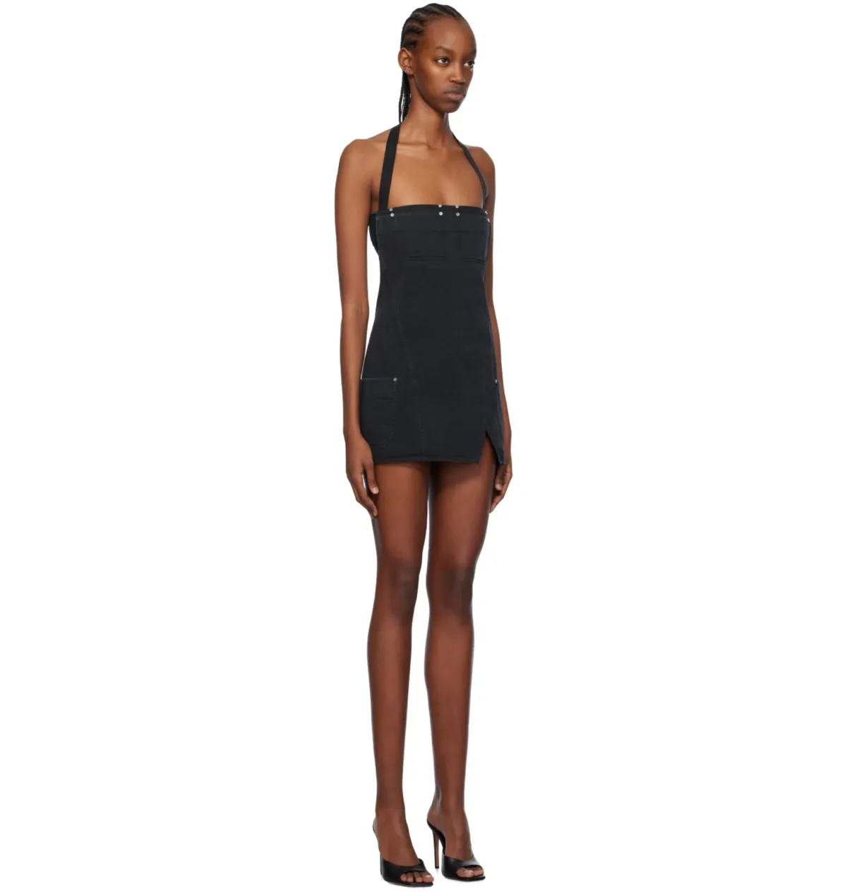 Dion Lee Aprion Mini Dress Black Size AU 6 - Image 2