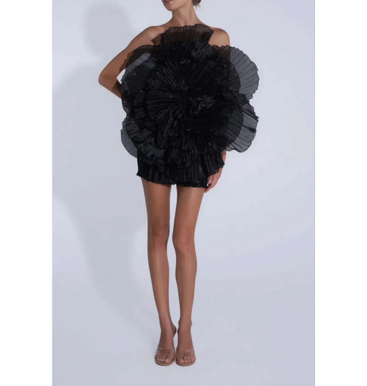 L'idee Fleur Mini Dress Noir Black Size AU 8  - Image 1