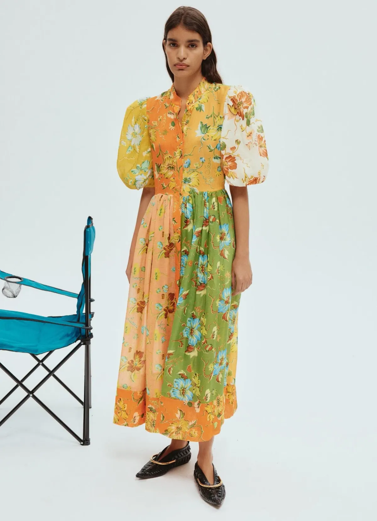 Alemais Hotel Lamu Spliced Shirtdress Floral Size 4 AU/UK (0 US) - Image 1