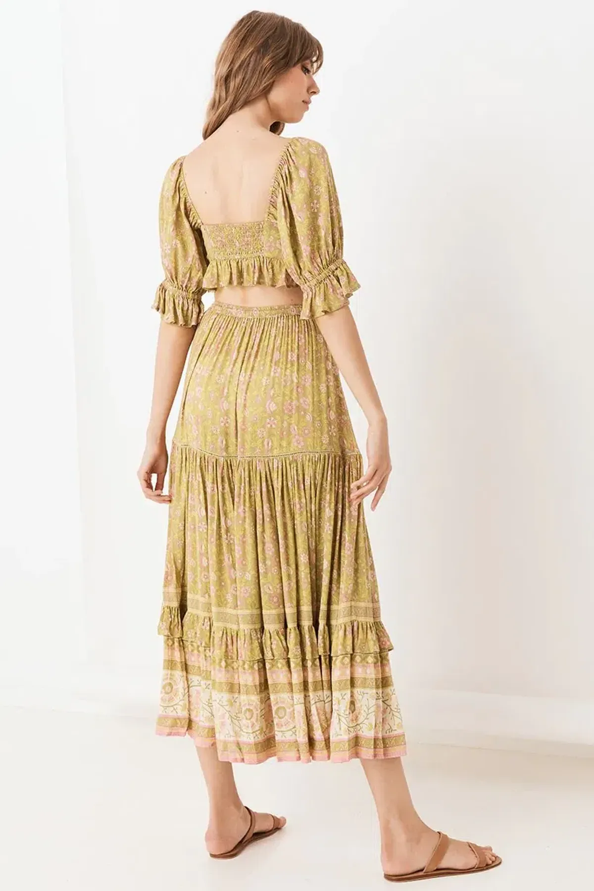 Spell and the Gypsy Dahlia Crop Top and Maxi Skirt Set Print 6 - Image 3