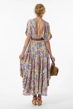 Spell and the Gypsy Lovebird Halfmoon Gown Chamomile Print Size 6 for rent on The Volte - image 2