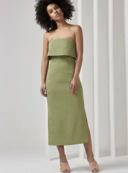 C/MEO Collective Love Like This Dress Green Size 6 for rent on The Volte - image 1