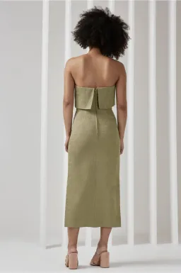 C/MEO Collective Love Like This Dress Green Size 6 for rent on The Volte - image 2