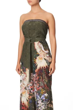 Camilla Watchful Wings Strapless Jumpsuit with D Ring Belt Size XS / AU 8 for rent on The Volte - image 2