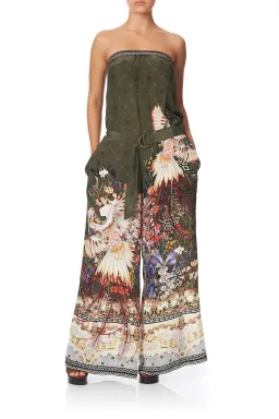 Camilla Watchful Wings Strapless Jumpsuit with D Ring Belt Size XS / AU 8 for rent on The Volte - image 1