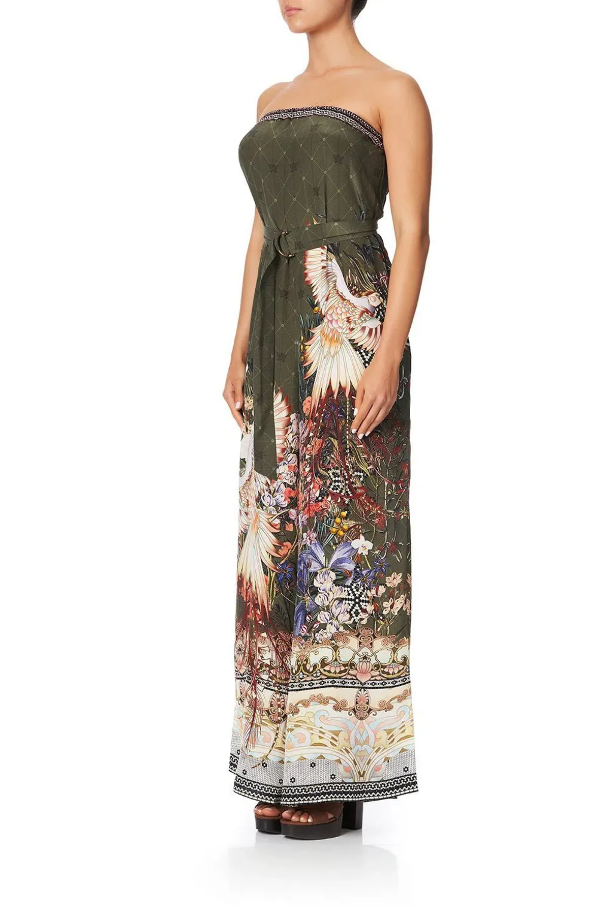 Camilla Watchful Wings Strapless Jumpsuit with D Ring Belt Size XS / AU 8 - Image 4