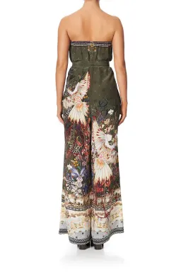 Camilla Watchful Wings Strapless Jumpsuit with D Ring Belt Size XS / AU 8 for rent on The Volte - image 3
