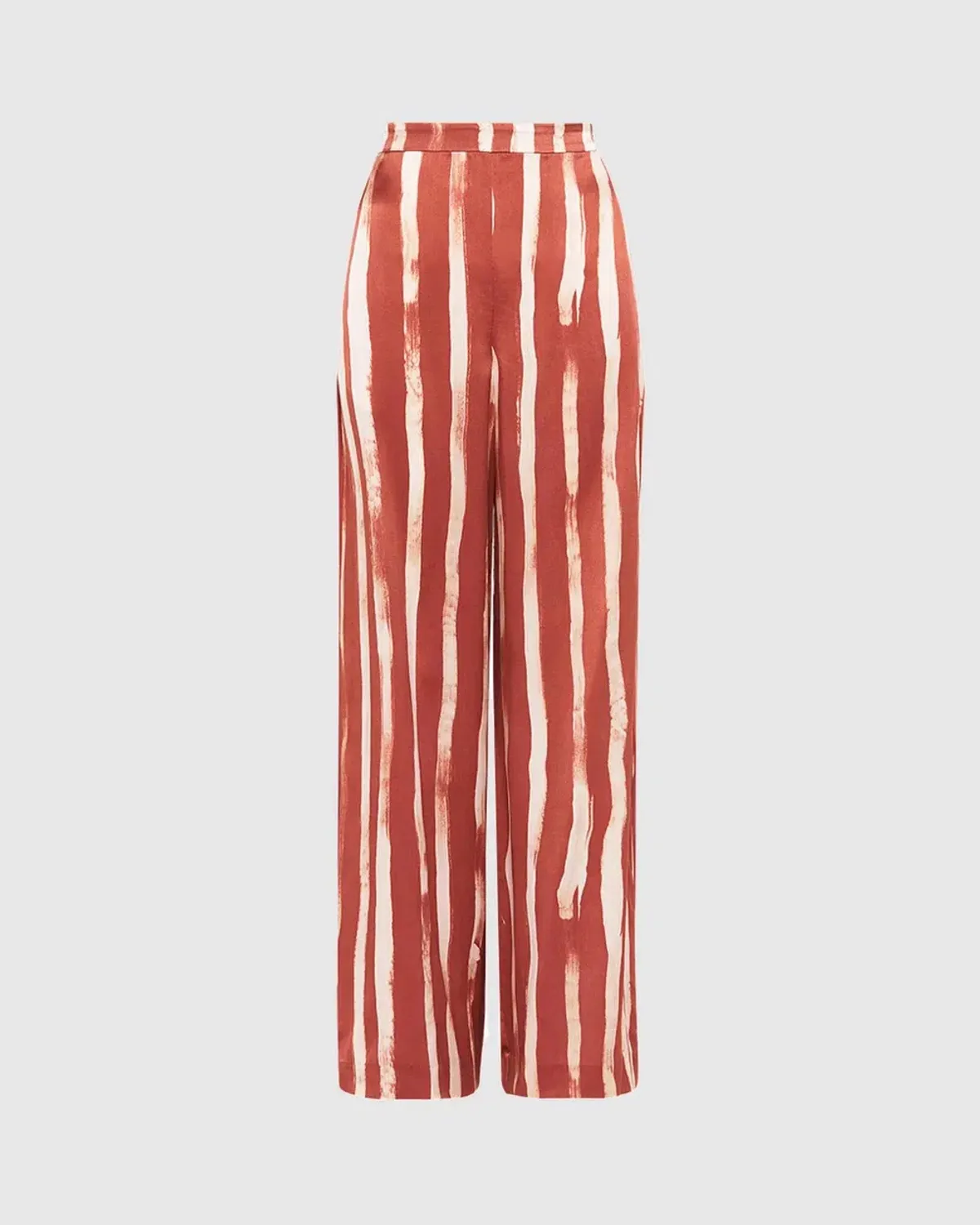 Sass & Bide Earn Your Stripes Wide Leg Pants Print Size 10 - Image 3