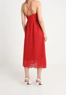 Tommy Hilfiger Sleeveless Midi Dress Red Size XS / AU 6 for rent on The Volte - image 3