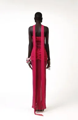 Khanums Kesca Maxi Gown Pink Size S / 8 for rent on The Volte - image 5