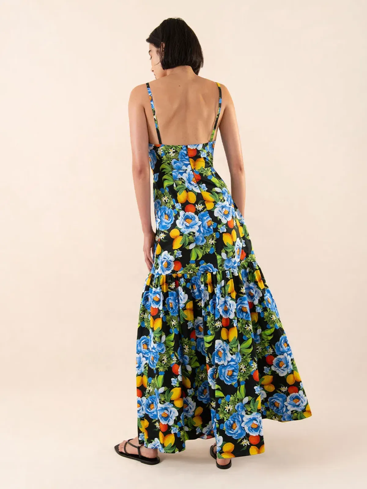 Borgo De Nor Cordelia Printed Maxi Dress Floral Size 8 - Image 3