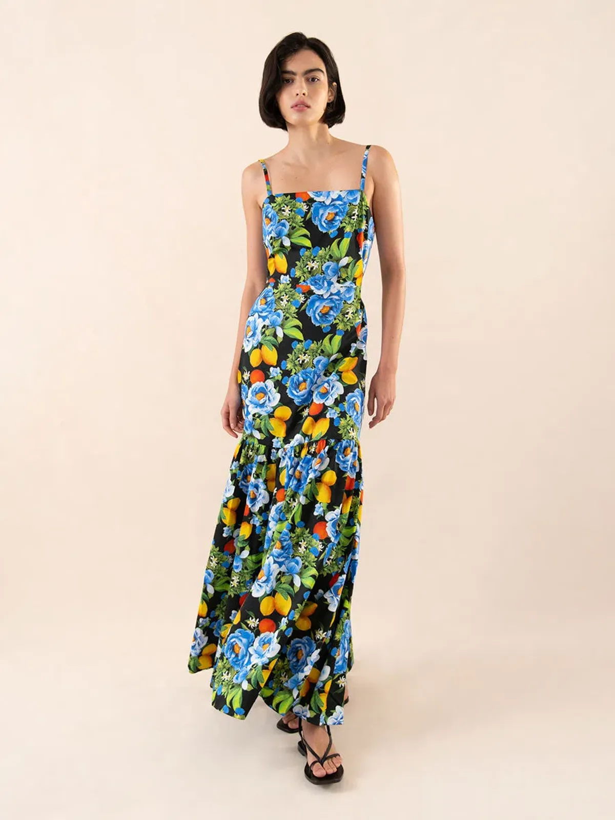 Borgo De Nor Cordelia Printed Maxi Dress Floral Size 8 - Image 1