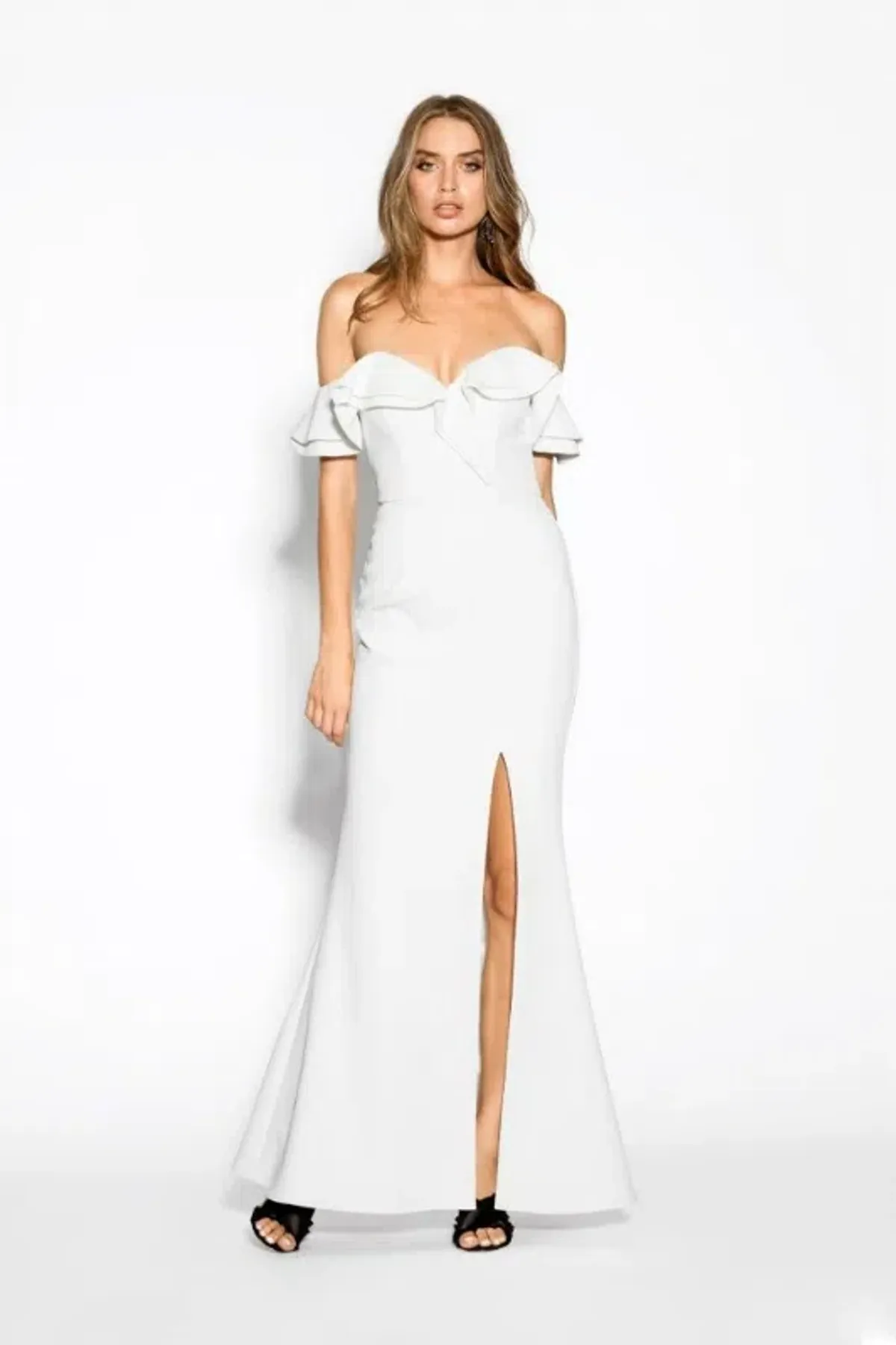Sheike Allure Maxi Dress White Size AU 12  - Image 1
