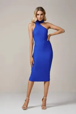 Elle Zeitoune Harper Dress Blue Size AU 10 for rent on The Volte - image 1