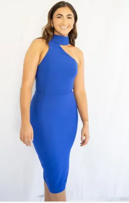 Elle Zeitoune Harper Dress Blue Size AU 10 for rent on The Volte - image 3