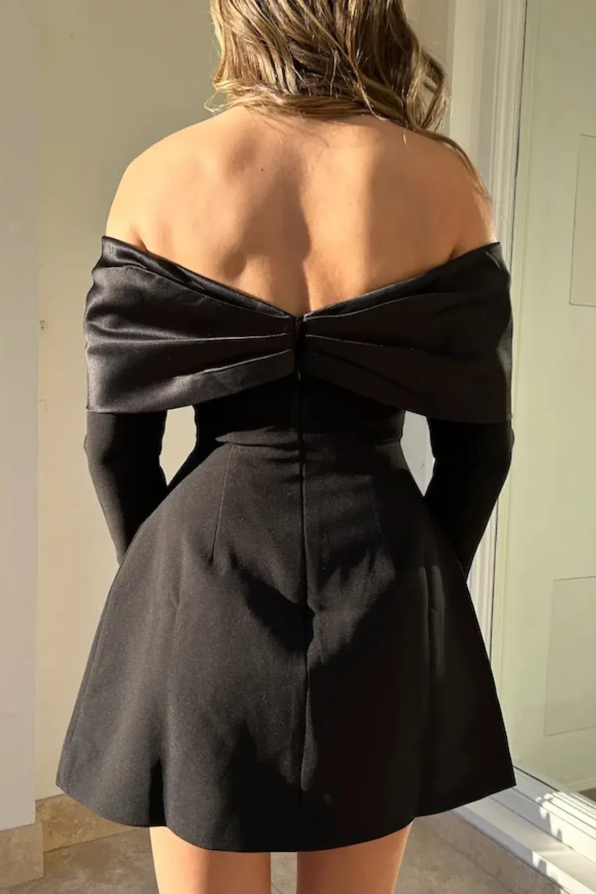  Odd Muse The Ultimate Muse Bow Mini Dress Black Size AU 10 - Image 2