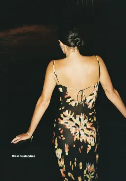 Rat & Boa Catarina Maxi Dress Black Floral Size M (10) for rent on The Volte - image 5