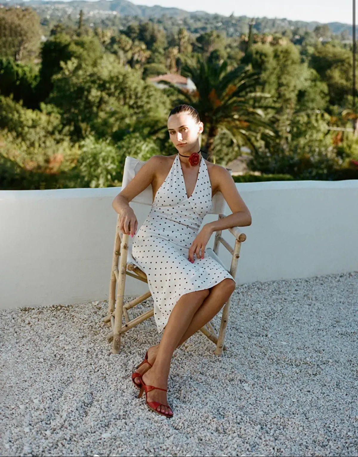 Realisation Par Sadie Halter Midi Dress Petite Spot Size S / AU 8 - Image 4