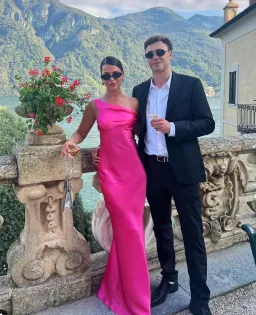 Natalie Rolt Monika Gown Neon Pink Size 8 for rent on The Volte - image 9