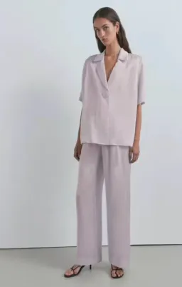 VIktoria & Woods Chorus Top & Pilor Pant Set Lilac Size 12 for rent on The Volte - image 1