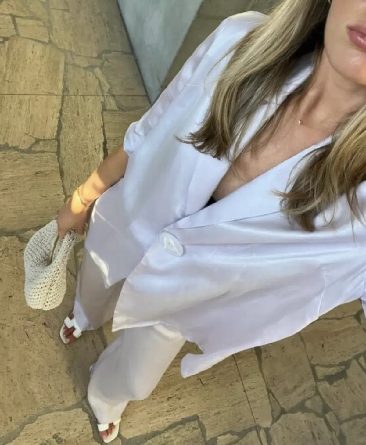 VIktoria & Woods Chorus Top & Pilor Pant Set Lilac Size 12 - Image 4