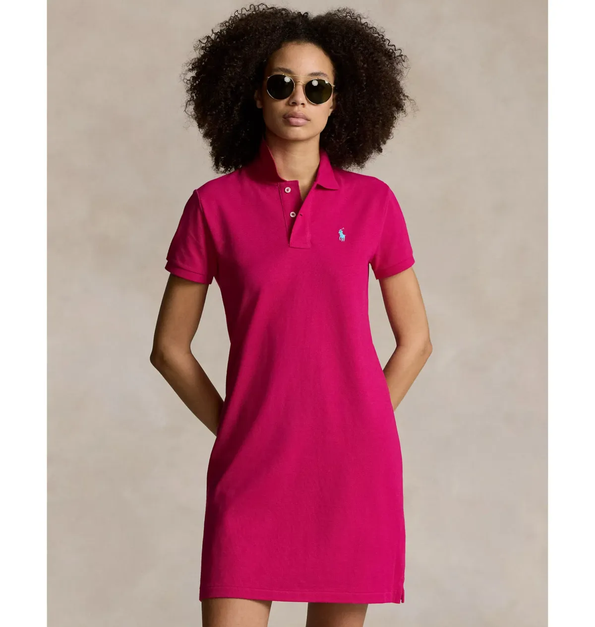 Polo Ralph Lauren Mesh Mini Dress Pink Size AU 8 - Image 2